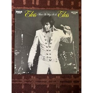 Elvis Presley That's The Way It Is Vinyl LP Record RCA Victor LSP-4445 1970